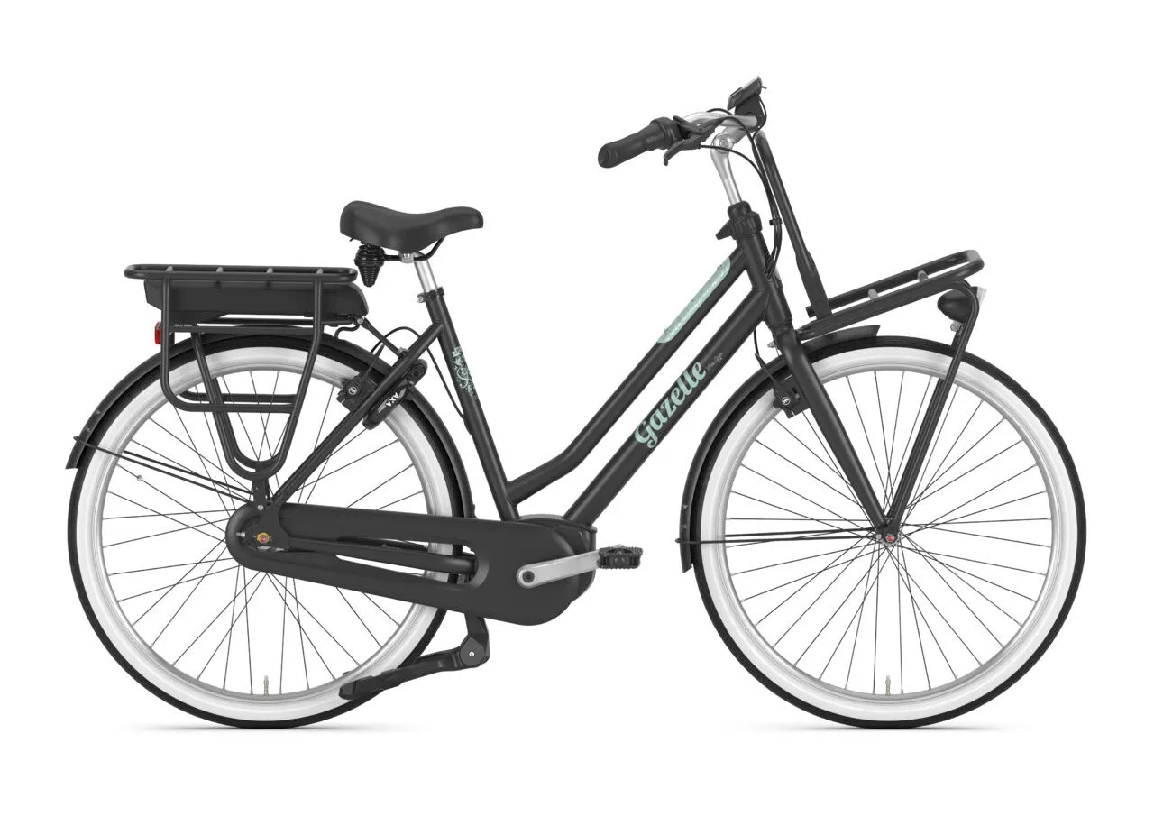 Gazelle Miss Grace C7+ HMB frozen whitematte 2022 28" 500 Wh Wave, Schwarz, 64cm Gazelle Miss Grace C7+ HMB frozen whitematte 2022 28" 500 Wh Wave, Schwarz, 64cm