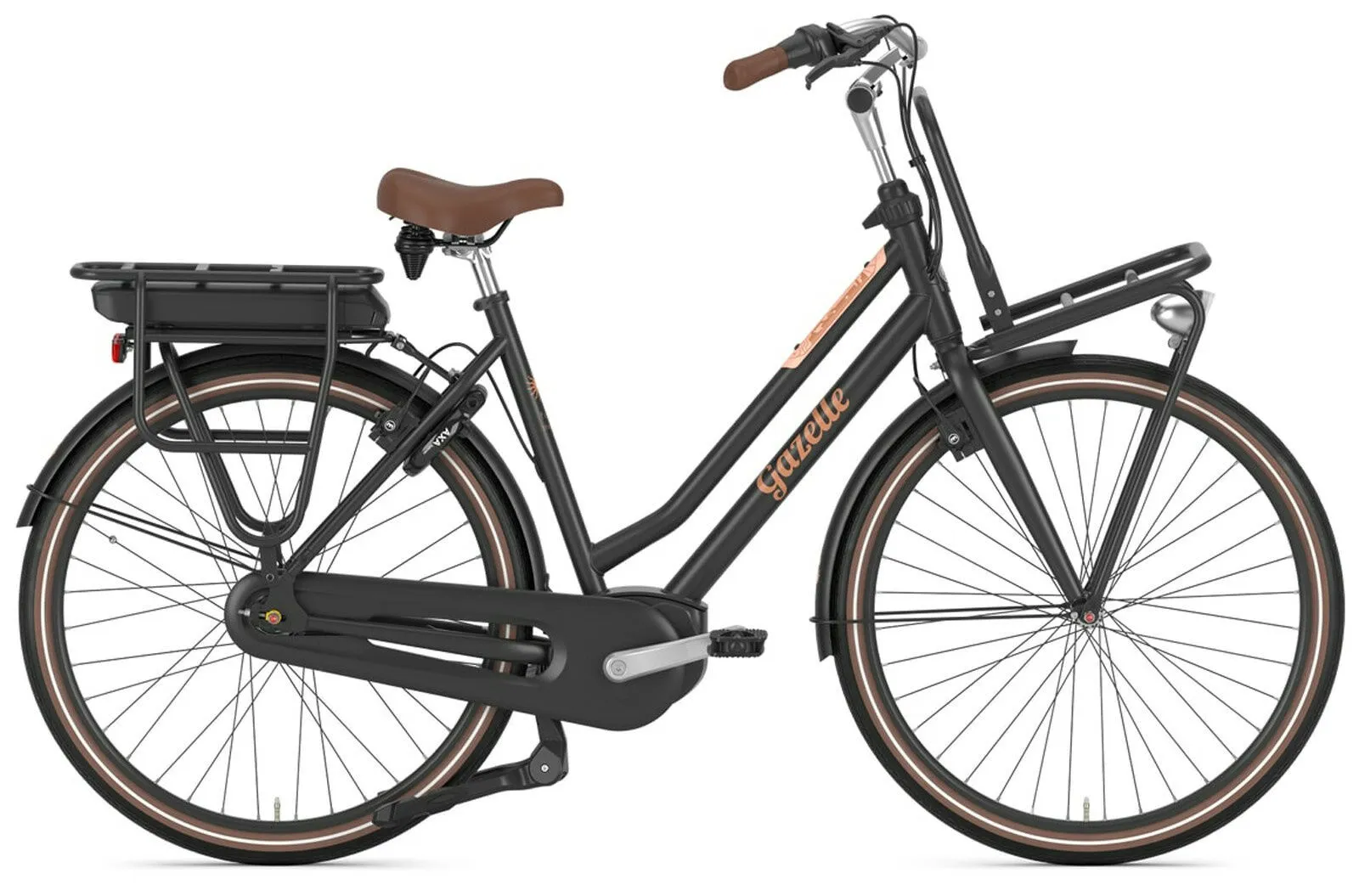 Gazelle Miss Grace C7 HMB P200 black matte 28" 500 Wh Wave, Hersteller-black matte, 59cm Gazelle Miss Grace C7 HMB P200 black matte 28" 500 Wh Wave, Hersteller-black matte, 59cm