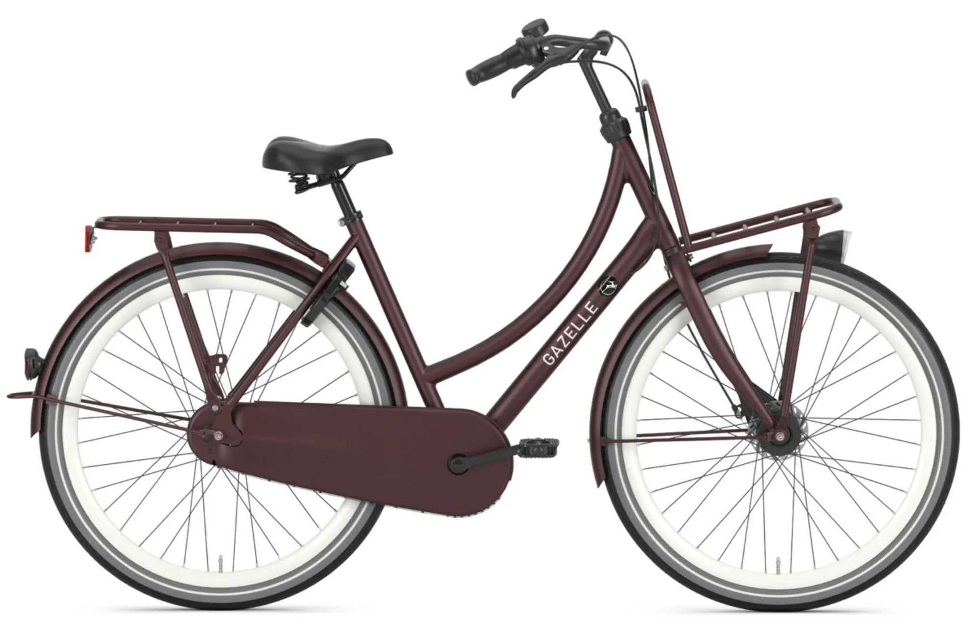 Gazelle PuurNL 7-Gang sangria red matte 2024 28" Wave, Dunkelrot, 49cm Gazelle PuurNL 7-Gang sangria red matte 2024 28" Wave, Dunkelrot, 49cm