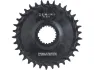Gemini RIGEL Carbon Kettenblatt für Shimano, Schwarz, 36t