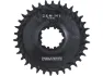 Gemini RIGEL Carbon Kettenblatt für SRAM 3-Loch, Schwarz, 32t