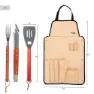 Generico Grillschürze Mit 7 Utensilien, Multicolor, One Size
