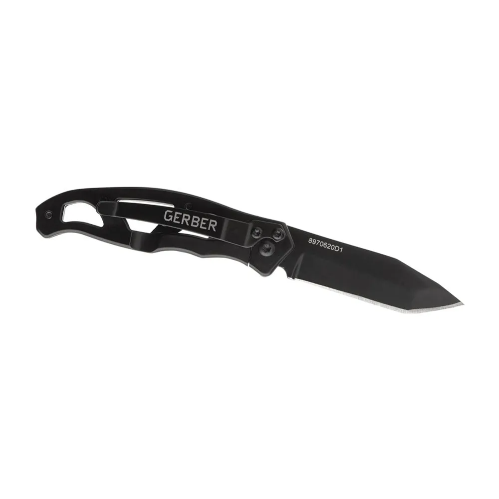 Gerber Mini Paraframe Folder Taschenmesser, Black, One Size