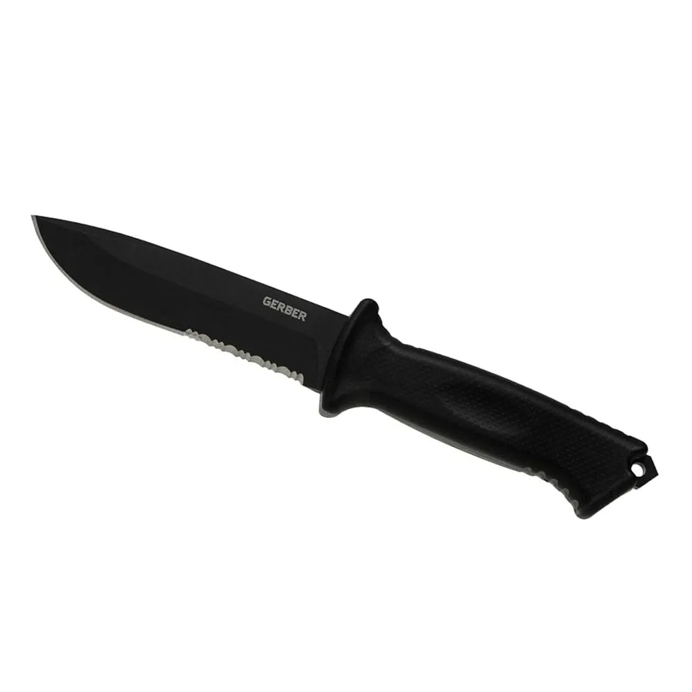 Gerber Prodigy Serrated Knife Messer, Black, One Size