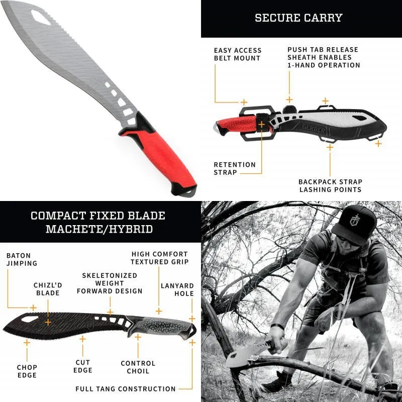 Gerber Versafix Pro Großes Messer, Orange, One Size Gerber Versafix Pro Großes Messer, Orange, One Size