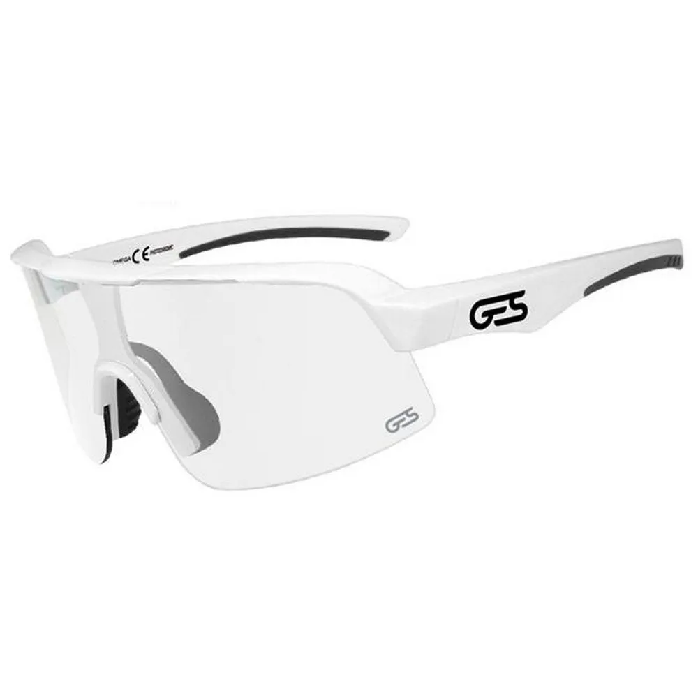 GES Omega Photochrome Sonnenbrille, White, Photochromatic/CAT0-2 GES Omega Photochrome Sonnenbrille, White, Photochromatic/CAT0-2