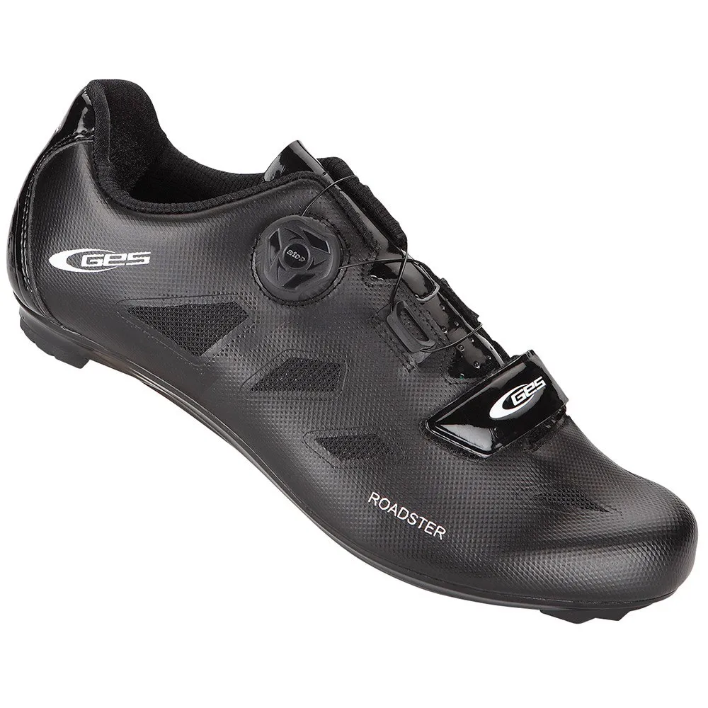 GES Roadster Rennradschuhe, Black GES Roadster Rennradschuhe, Black