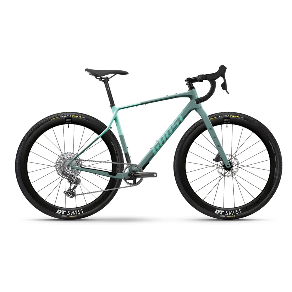 Ghost Asket Cf X Gx Eagle Axs 2025 Gravelbike, Misty green / husky green glossy Ghost Asket Cf X Gx Eagle Axs 2025 Gravelbike, Misty green / husky green glossy