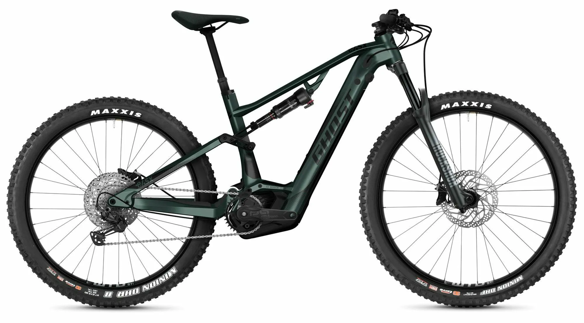 Ghost E-ASX 130 Advanced green bay metallic/black-matt 29" 750 Wh Diamant Ghost E-ASX 130 Advanced green bay metallic/black-matt 29" 750 Wh Diamant