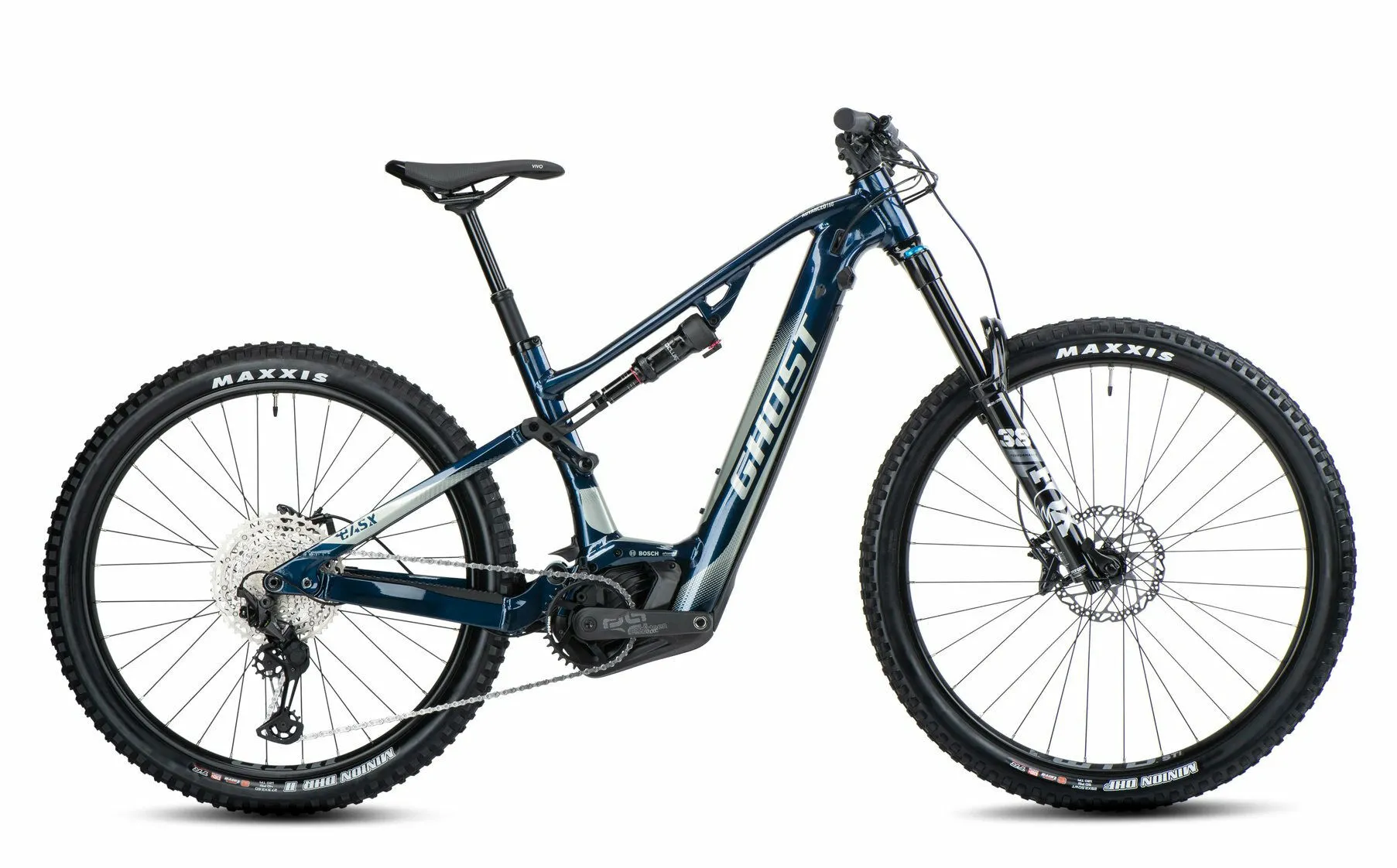 Ghost E-ASX 160 Advanced dark blue pearl/light grey pearl-glossy 29" 750 Wh Diamant, Dunkelblau, S Ghost E-ASX 160 Advanced dark blue pearl/light grey pearl-glossy 29" 750 Wh Diamant, Dunkelblau, S