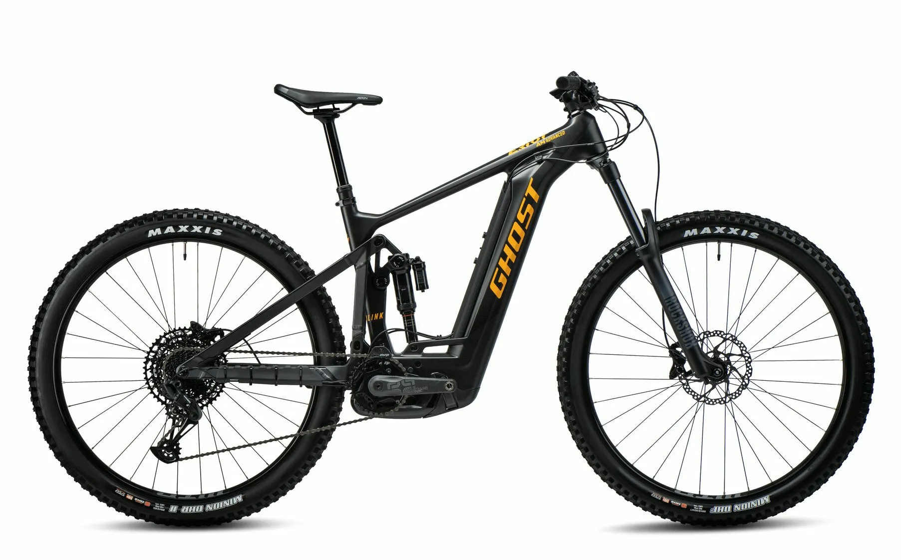 Ghost E-Riot AM Advanced black/dirty orange-glossy/matt 27,5" 750 Wh Diamant Ghost E-Riot AM Advanced black/dirty orange-glossy/matt 27,5" 750 Wh Diamant