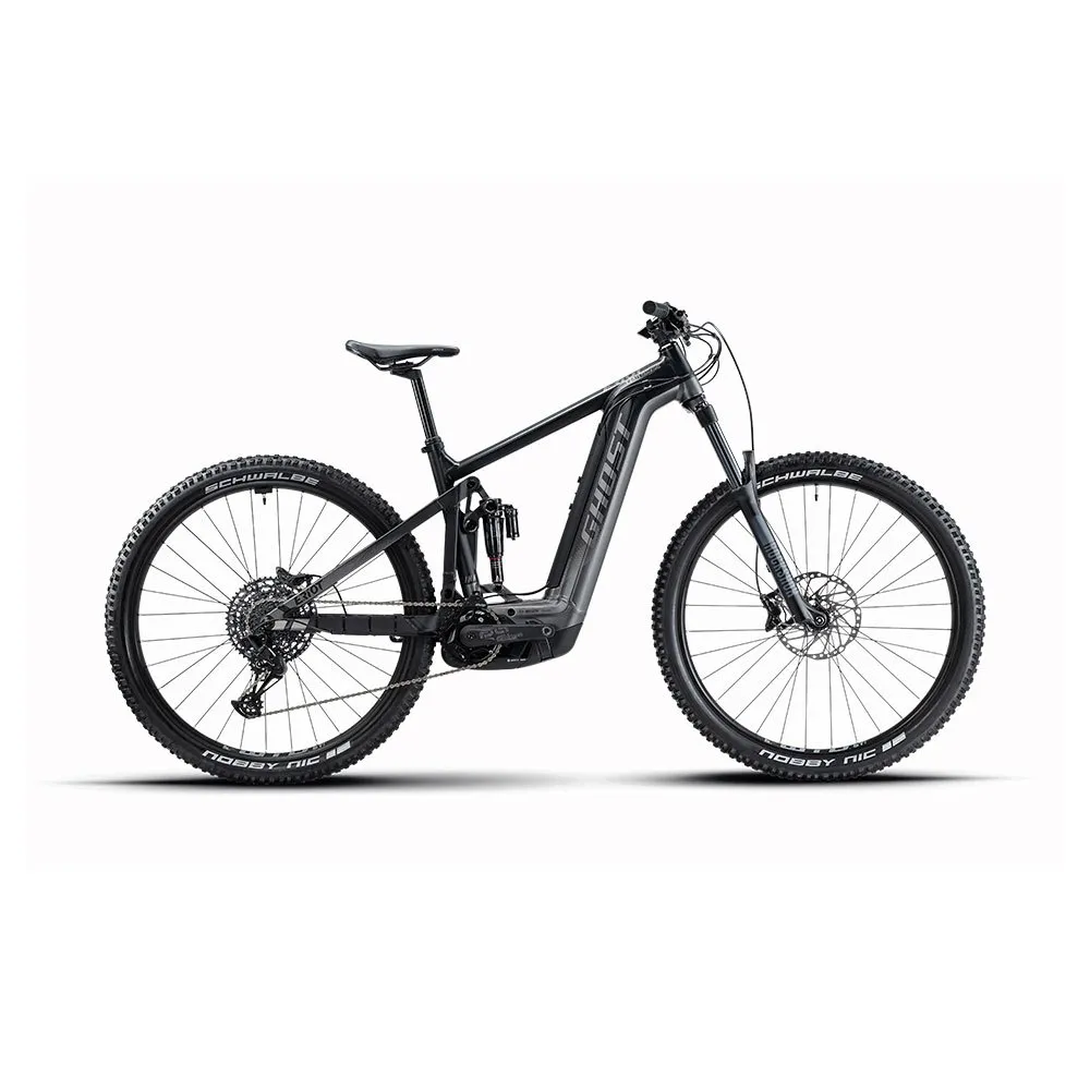 Ghost E-riot Trail Essential 29´´ Sx Eagle 2023 Elektrische Mountainbike, Black / pearl dark grey matt, M, 750Wh