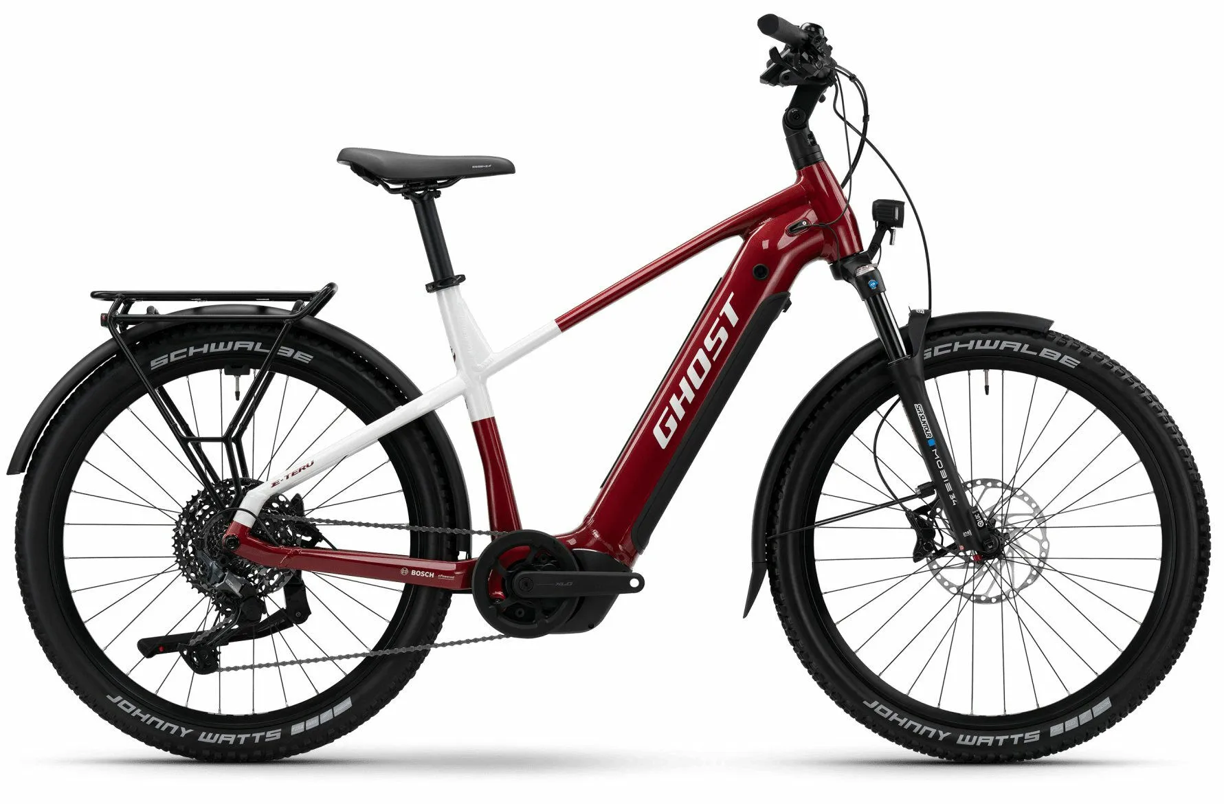 Ghost E-Teru Advanced EQ carbon red/chilly white-glossy 27,5" 800 Wh Diamant, Dunkelrot, L Ghost E-Teru Advanced EQ carbon red/chilly white-glossy 27,5" 800 Wh Diamant, Dunkelrot, L