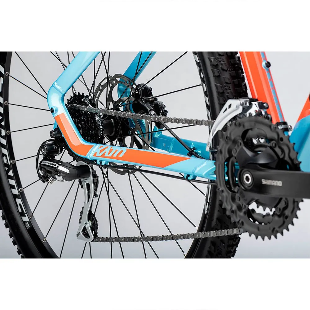 Ghost Kato Essential 29´´ Alacera Rd-m360 2022 Mountainbike, Pearl baby blue / dark orange glossy, XL