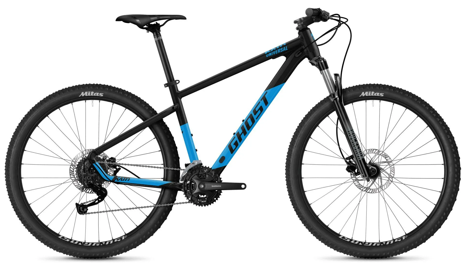 Ghost Kato Universal black/bright blue-glossy 27,5" Diamant Ghost Kato Universal black/bright blue-glossy 27,5" Diamant