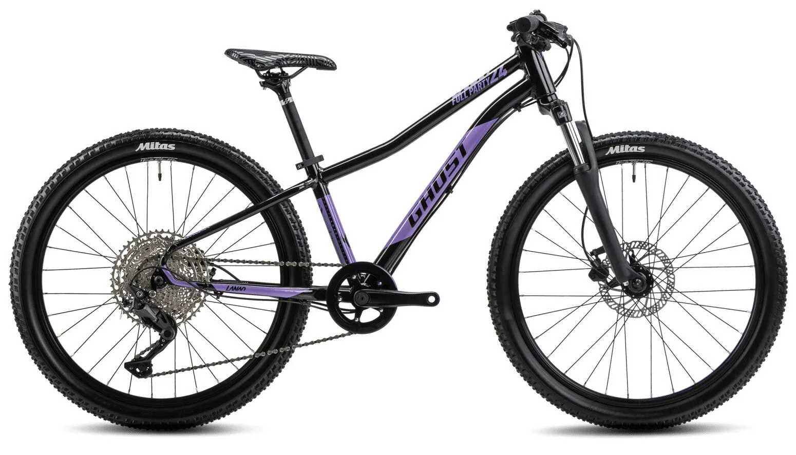 Ghost Lanao 24 Full Party black/fogbow purple-glossy 24" Diamant, Hersteller-black/fogbow purple-glossy, 24" Ghost Lanao 24 Full Party black/fogbow purple-glossy 24" Diamant, Hersteller-black/fogbow purple-glossy, 24"