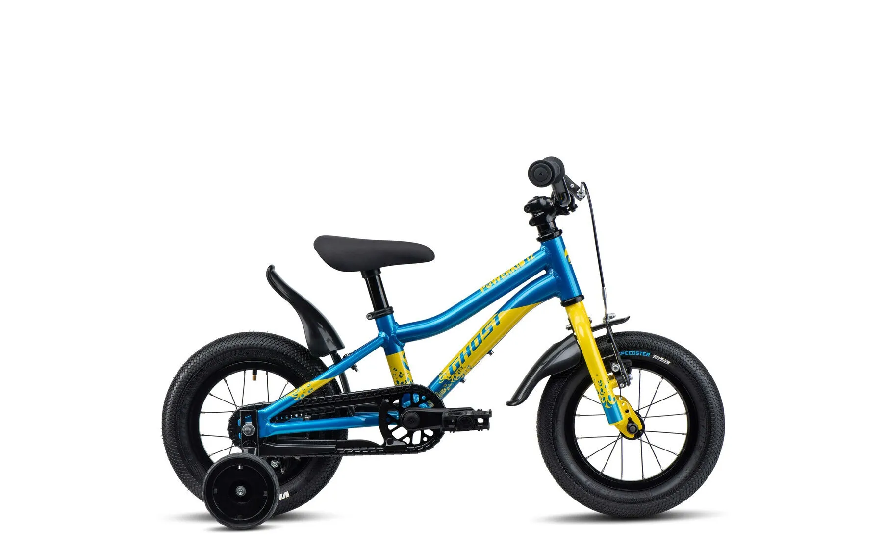 Ghost Powerkid 12 metallic blue/metallic yellow-glossy 12" Diamant, Blau Ghost Powerkid 12 metallic blue/metallic yellow-glossy 12" Diamant, Blau