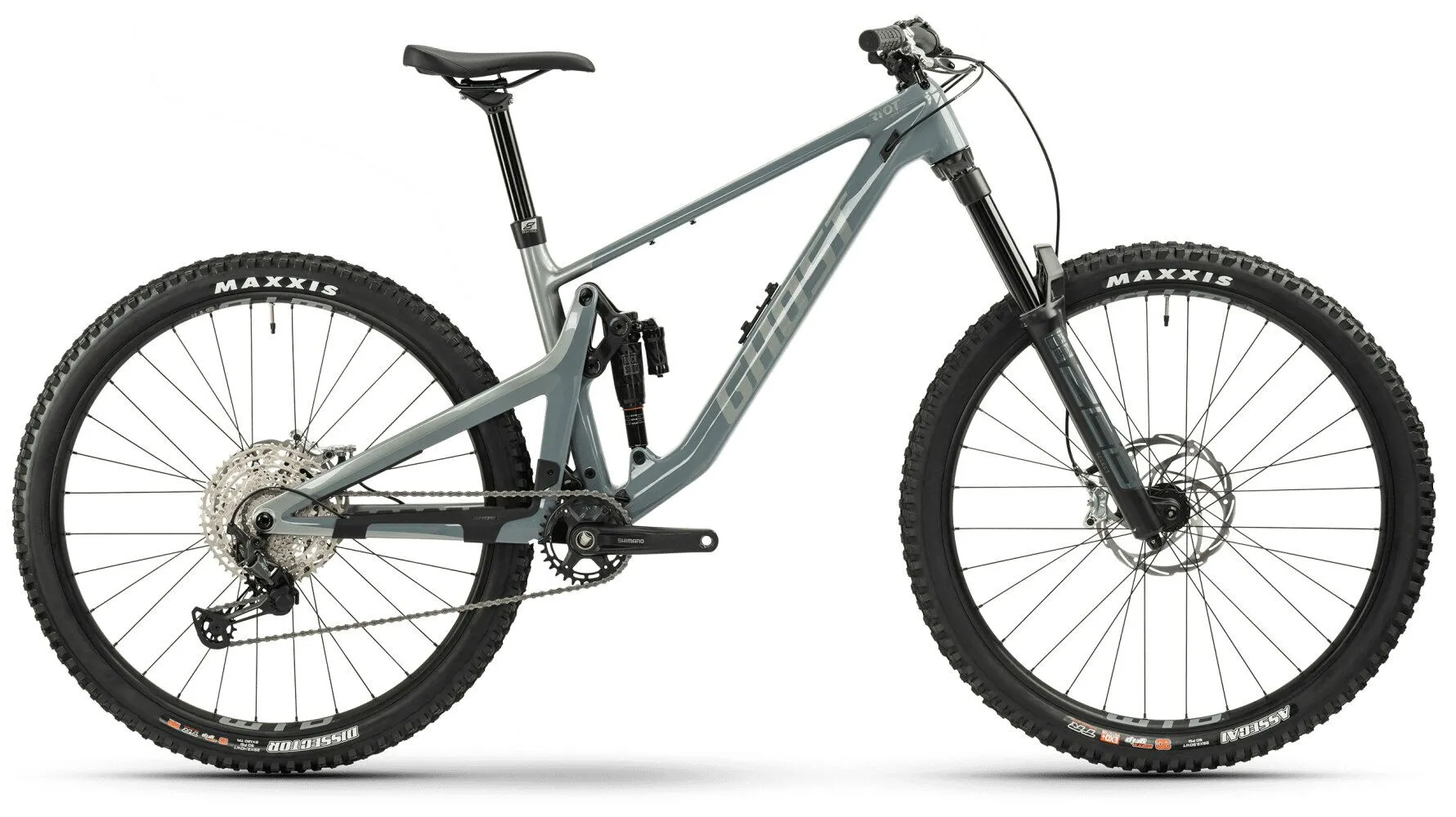 Ghost Riot AM CF/LC Pro grey 1/pearl light grey-glossy 29" Diamant, Grau, L Ghost Riot AM CF/LC Pro grey 1/pearl light grey-glossy 29" Diamant, Grau, L