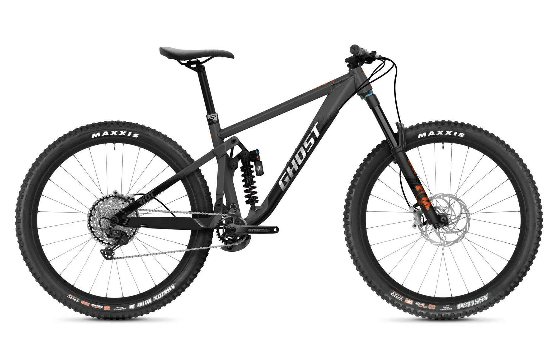 Ghost Riot EN AL Full Party dark grey/black/monarch orange-matt 27,5" Diamant, Anthrazit Ghost Riot EN AL Full Party dark grey/black/monarch orange-matt 27,5" Diamant, Anthrazit