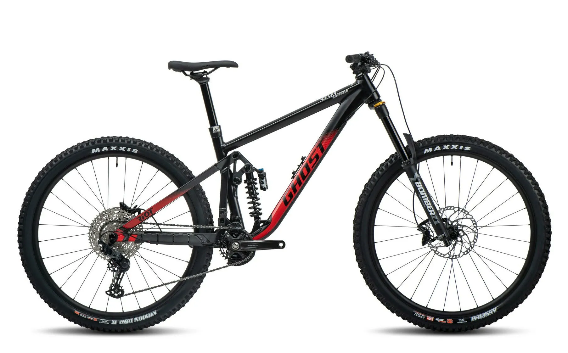 Ghost Riot EN Universal black/marzocchi red-matt/glossy 29" Diamant, Schwarz, L Ghost Riot EN Universal black/marzocchi red-matt/glossy 29" Diamant, Schwarz, L