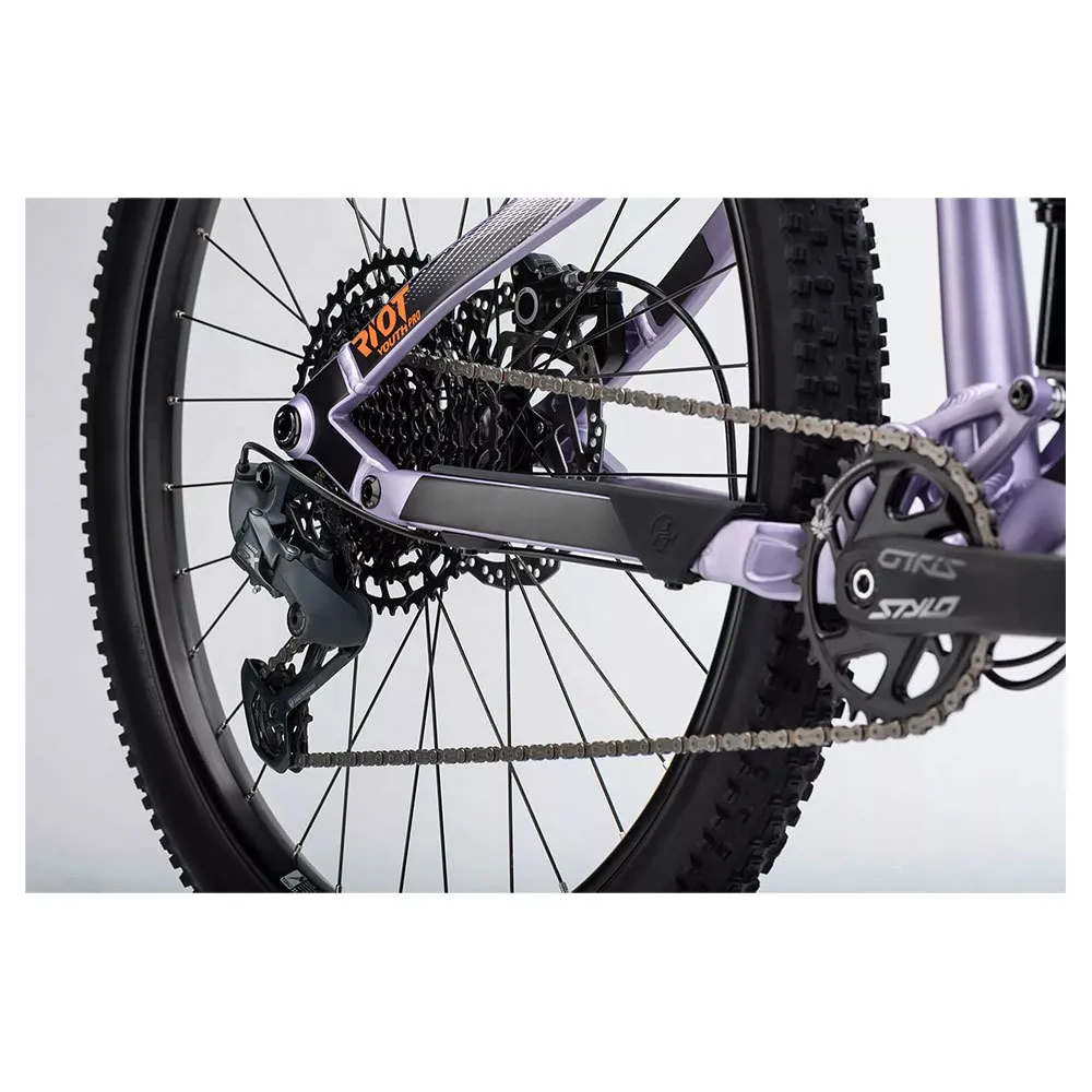 Ghost Riot Youth Pro Al U 26´´ Gx Eagle 2022 Mountainbike, Purple grey / black / monarch orange matte, XS Ghost Riot Youth Pro Al U 26´´ Gx Eagle 2022 Mountainbike, Purple grey / black / monarch orange matte, XS