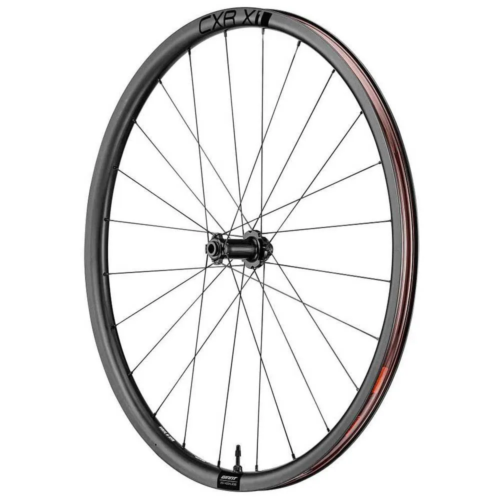 Giant Cxr 1 Cl Disc Tubeless Gravel-vorderrad, Black, 12 x 100mm Giant Cxr 1 Cl Disc Tubeless Gravel-vorderrad, Black, 12 x 100mm