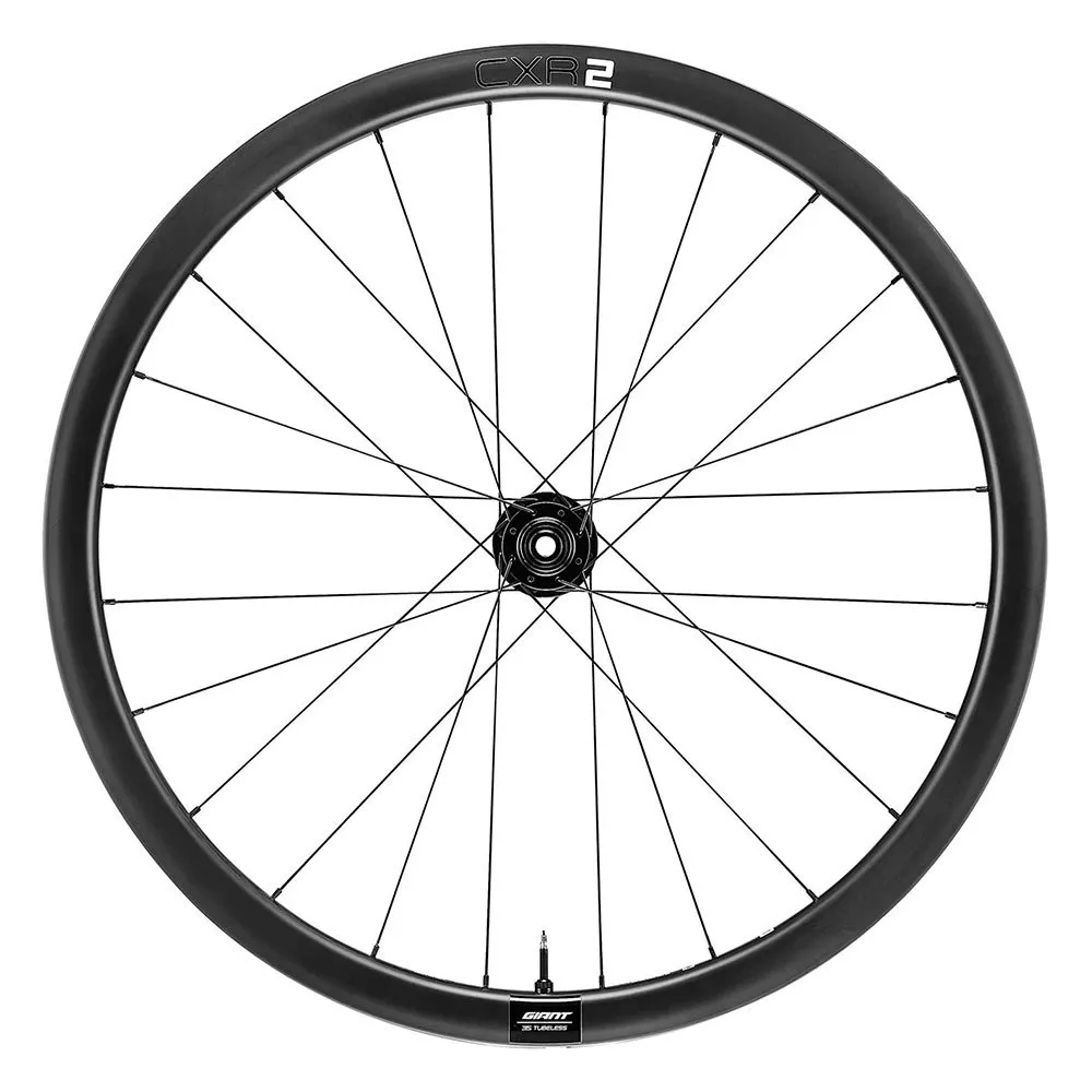 Giant Cxr 2 Disc Tubeless Gravel-vorderrad, Black, 12 x 100mm Giant Cxr 2 Disc Tubeless Gravel-vorderrad, Black, 12 x 100mm