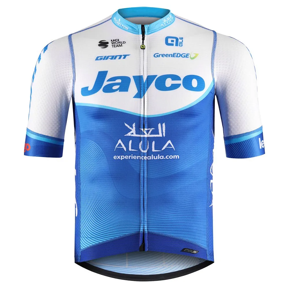 Giant Jayco Alula Replica Kurzarm-radtrikot, White / blue Giant Jayco Alula Replica Kurzarm-radtrikot, White / blue
