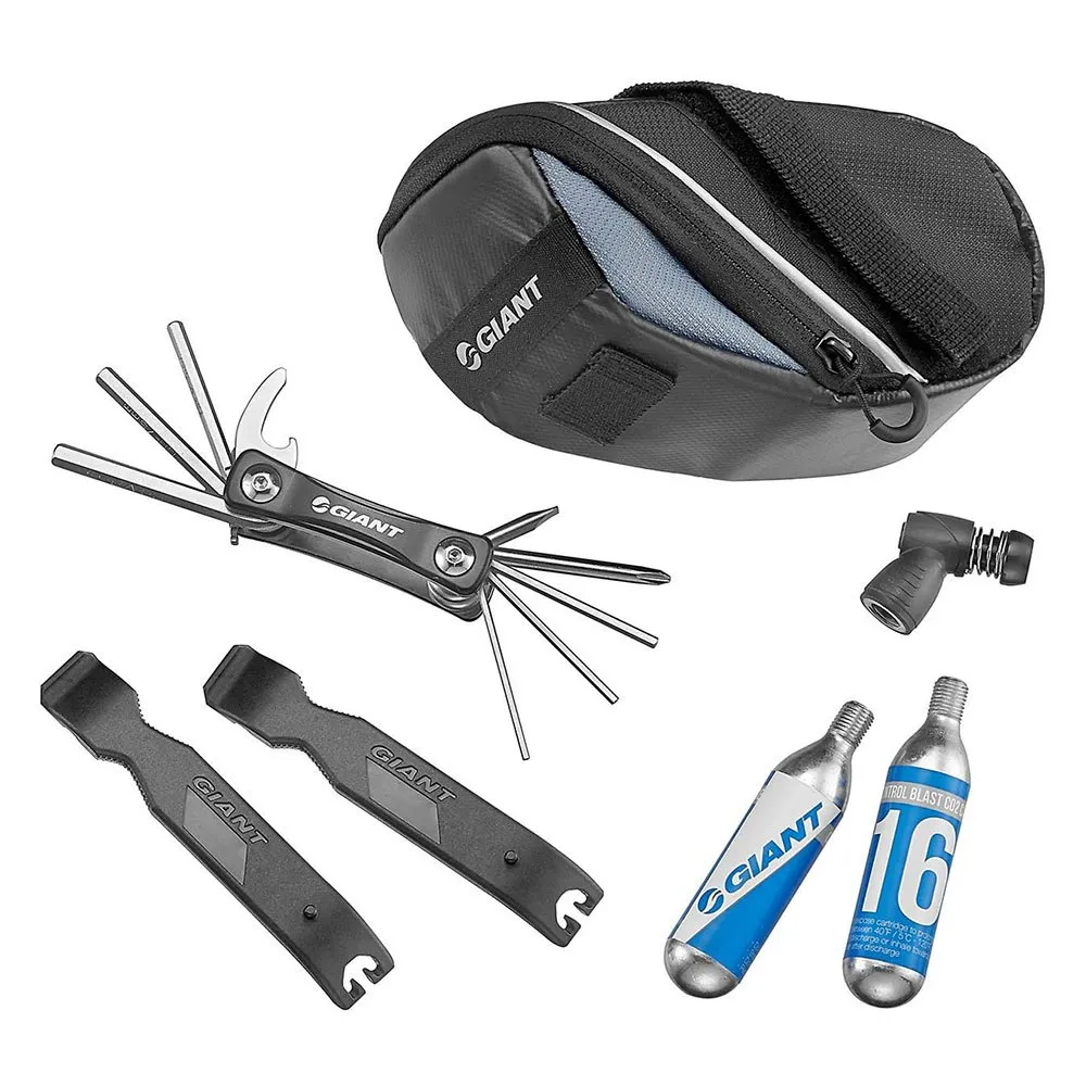Giant Quick Fix Compress Co2 Mtb Reparatursatz, Black, One Size Giant Quick Fix Compress Co2 Mtb Reparatursatz, Black, One Size