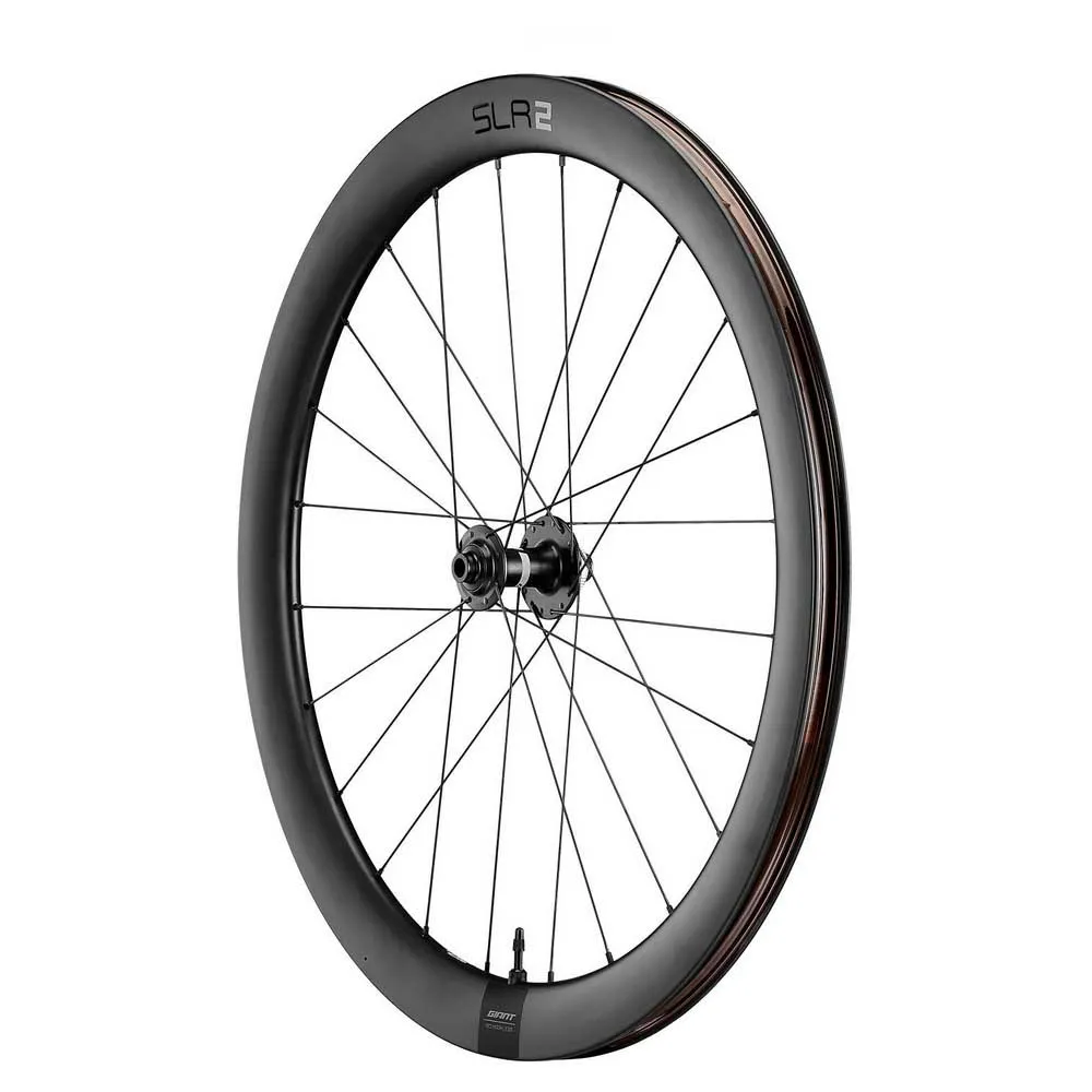 Giant Slr 2 Cl Disc Tubeless Hookless Rennrad-vorderrad, Black, 12 x 100mm Giant Slr 2 Cl Disc Tubeless Hookless Rennrad-vorderrad, Black, 12 x 100mm