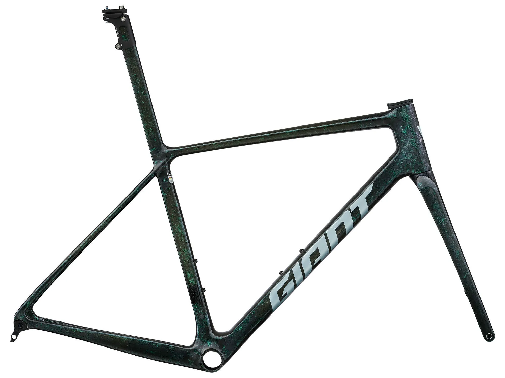 Giant TCR Advanced SL Rahmenset psychedelic green Diamant, Dunkelgrün, L Giant TCR Advanced SL Rahmenset psychedelic green Diamant, Dunkelgrün, L