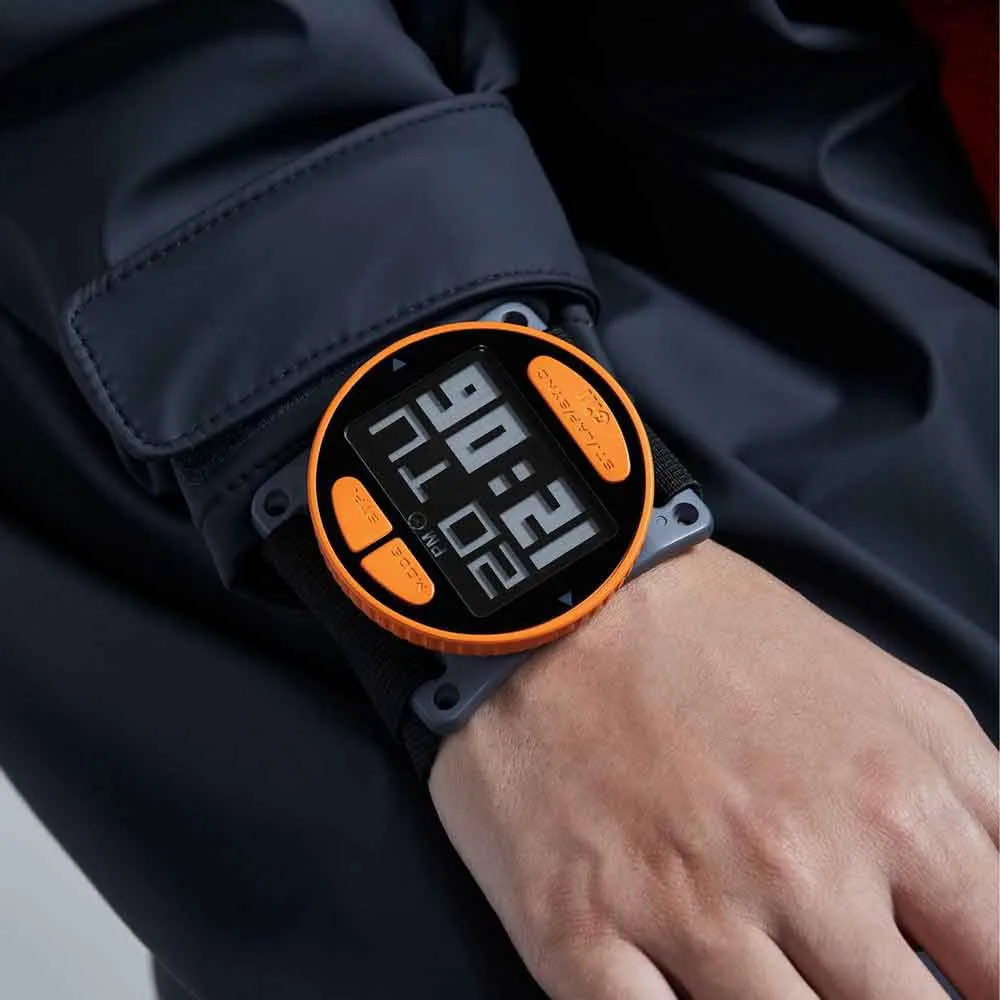 GILL Stealth Timer Uhr, Black / orange GILL Stealth Timer Uhr, Black / orange