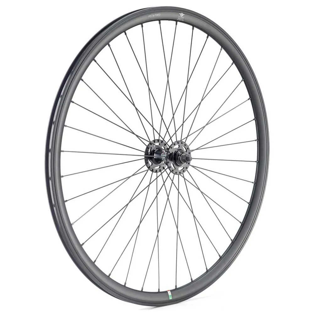 Gipiemme Pista Fixed Laufradsatz, Black, 9 x 100 / 9 x 120mm, 1s