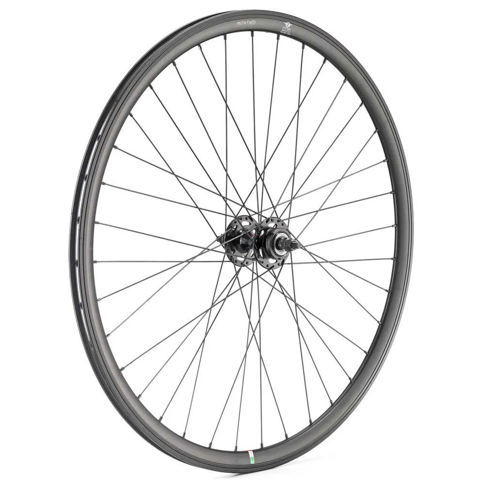 Gipiemme Pista Fixed Laufradsatz, Black, 9 x 100 / 9 x 120mm, 1s