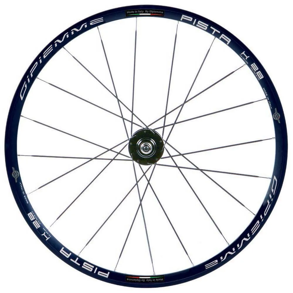 Gipiemme Pista K28 Laufradsatz, Black, 9 x 100 / 9 x 120mm, 1s Gipiemme Pista K28 Laufradsatz, Black, 9 x 100 / 9 x 120mm, 1s