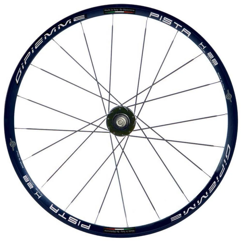 Gipiemme Pista K28 Laufradsatz, Black, 9 x 100 / 9 x 120mm, 1s Gipiemme Pista K28 Laufradsatz, Black, 9 x 100 / 9 x 120mm, 1s