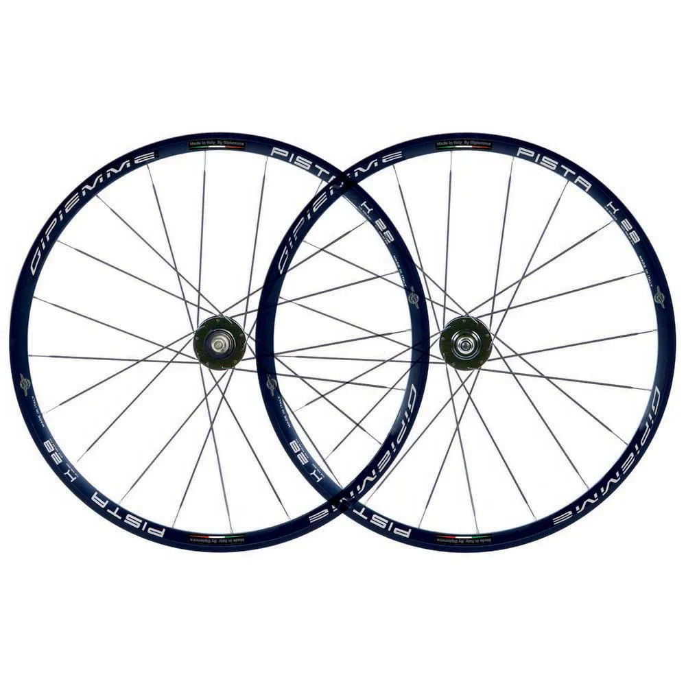 Gipiemme Pista K28 Laufradsatz, Black, 9 x 100 / 9 x 120mm, 1s Gipiemme Pista K28 Laufradsatz, Black, 9 x 100 / 9 x 120mm, 1s
