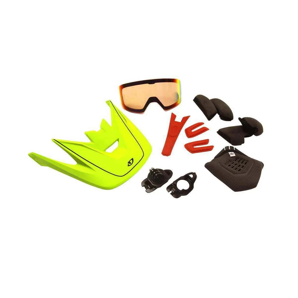 Giro Innenpolster Helm Aether Unisex, schwarz