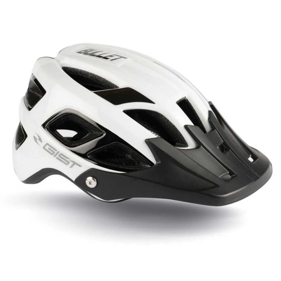 Gist Bullet Mtb-helm, White / black Gist Bullet Mtb-helm, White / black