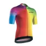 Gist Diamond Rainbow Kurzarm-radtrikot, Multicolor