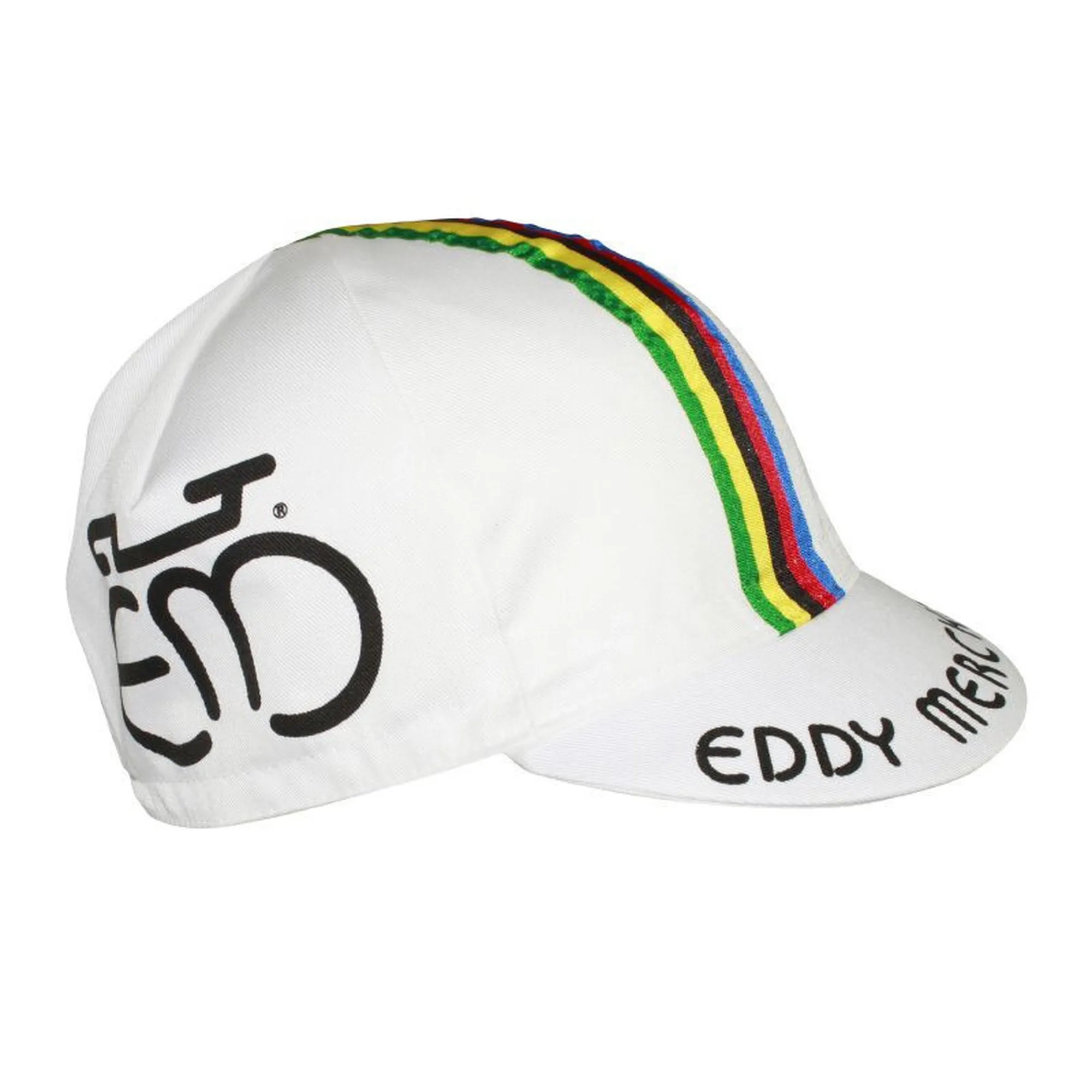 Gist Fahrradkappe Weltmeister Equipe Vintage Merckx Unisex, weiß