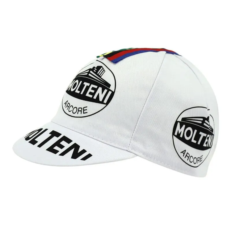 Gist Kappe Equipe Vintage Molteni Champion Du Monde Unisex, weiß