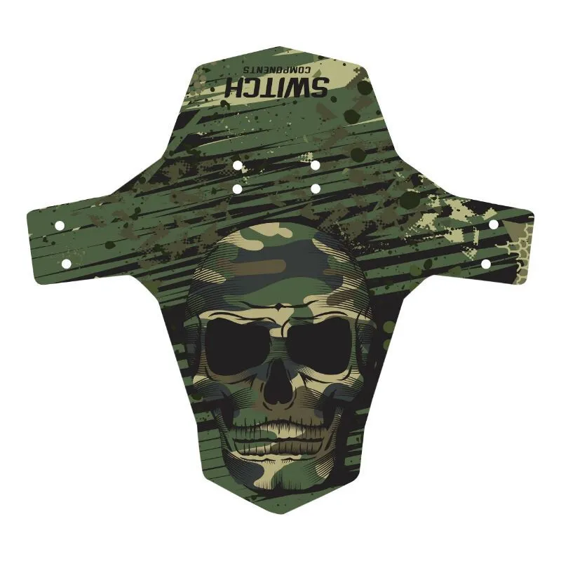 Gist Schutzblech MTB vorne Totenkopf Switch Unisex, grün, 26"/27.5"/29" Gist Schutzblech MTB vorne Totenkopf Switch Unisex, grün, 26"/27.5"/29"