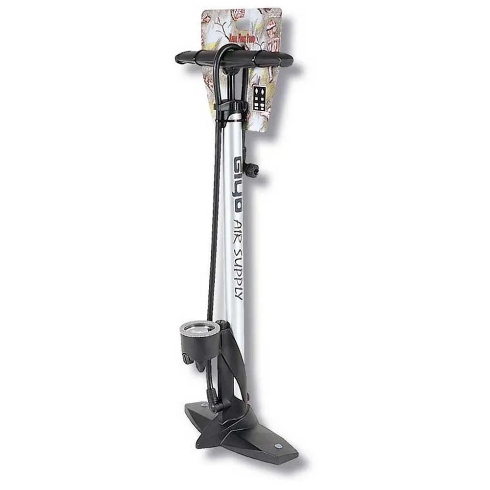Giyo Aluminum Mini-pumpe, Silver, 160psi Giyo Aluminum Mini-pumpe, Silver, 160psi