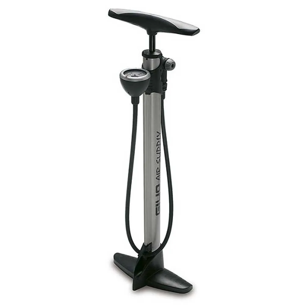 Giyo Gf-36p Pressure Gauge Standpumpe, Silver / black, One Size Giyo Gf-36p Pressure Gauge Standpumpe, Silver / black, One Size
