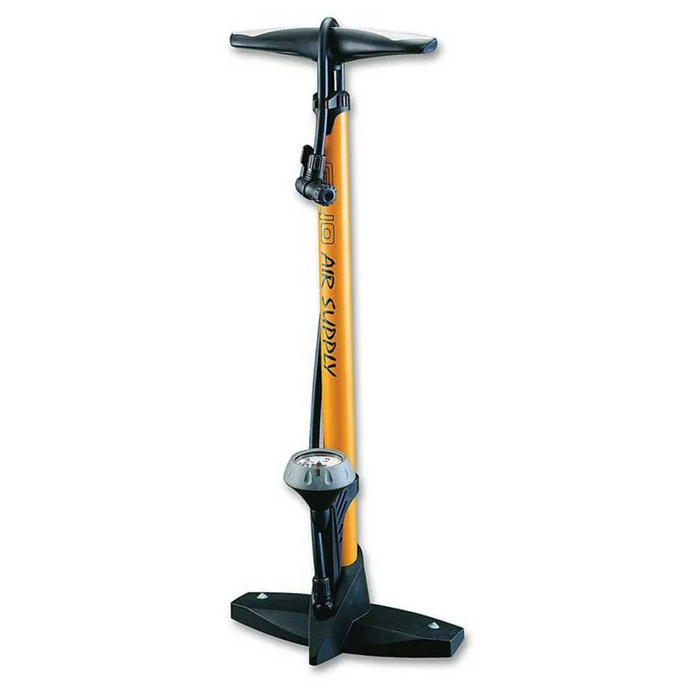 Giyo Workshop Standpumpe, Yellow, 160psi Giyo Workshop Standpumpe, Yellow, 160psi