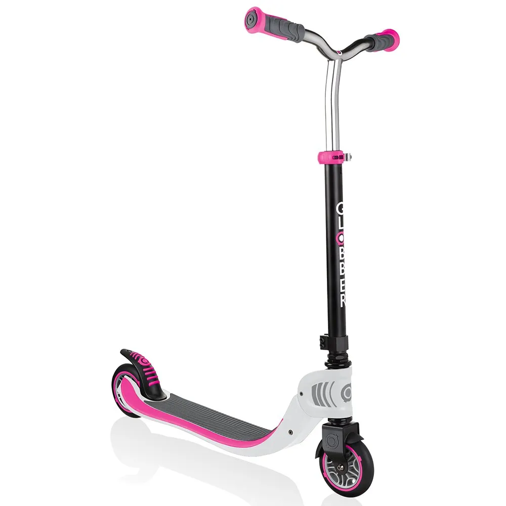 Globber Flow 125 Tretroller, Pink / white, One Size Globber Flow 125 Tretroller, Pink / white, One Size