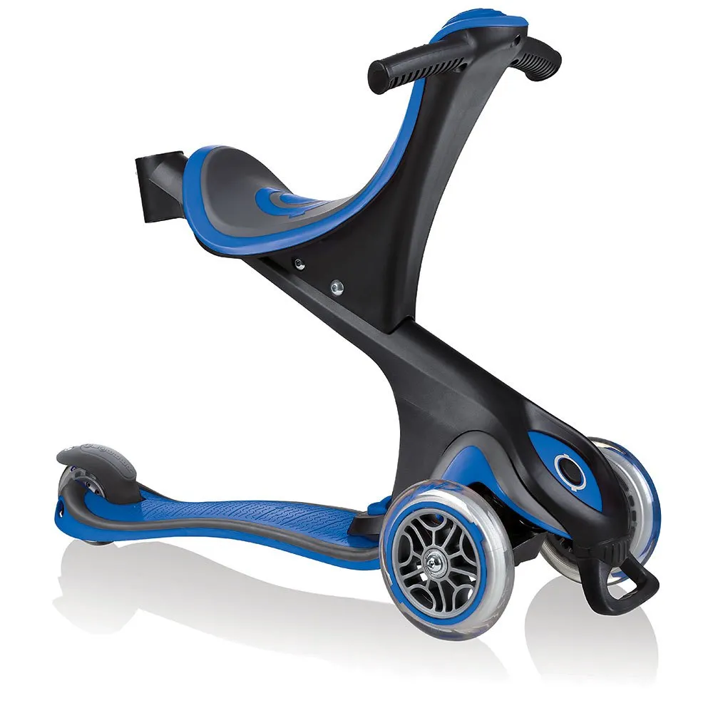Globber Go Up Comfort Tretroller Refurbished, Navy blue, One Size