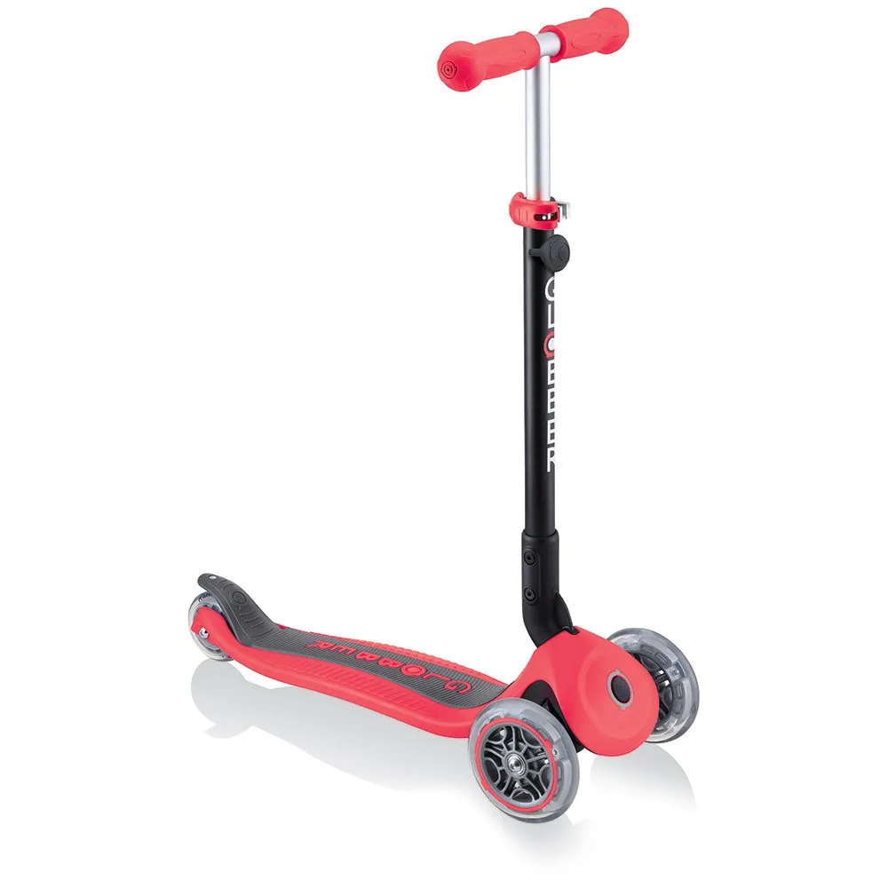 Globber Go Up Foldable Plus Tretroller, Red, One Size