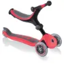 Globber Go Up Foldable Plus Tretroller, Red, One Size